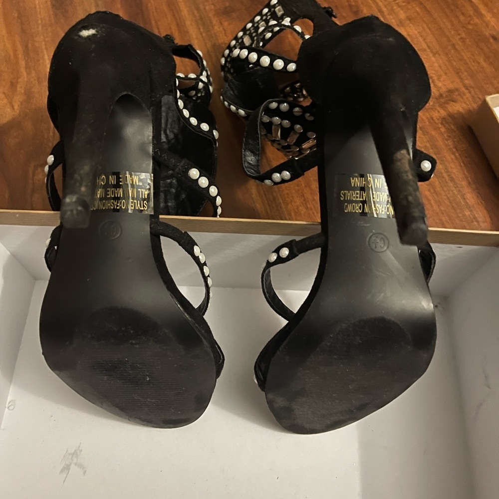 Rhinestone Embellished Heels - Picture 6 of 6